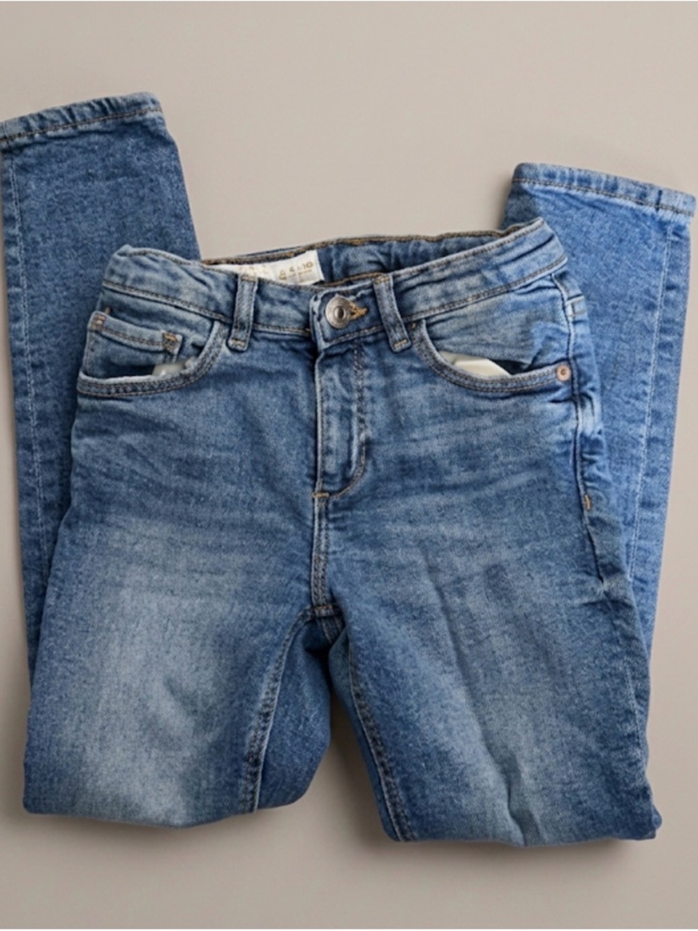 Zara Girl’s 8 Light Blue Skinny Jeans NWOT